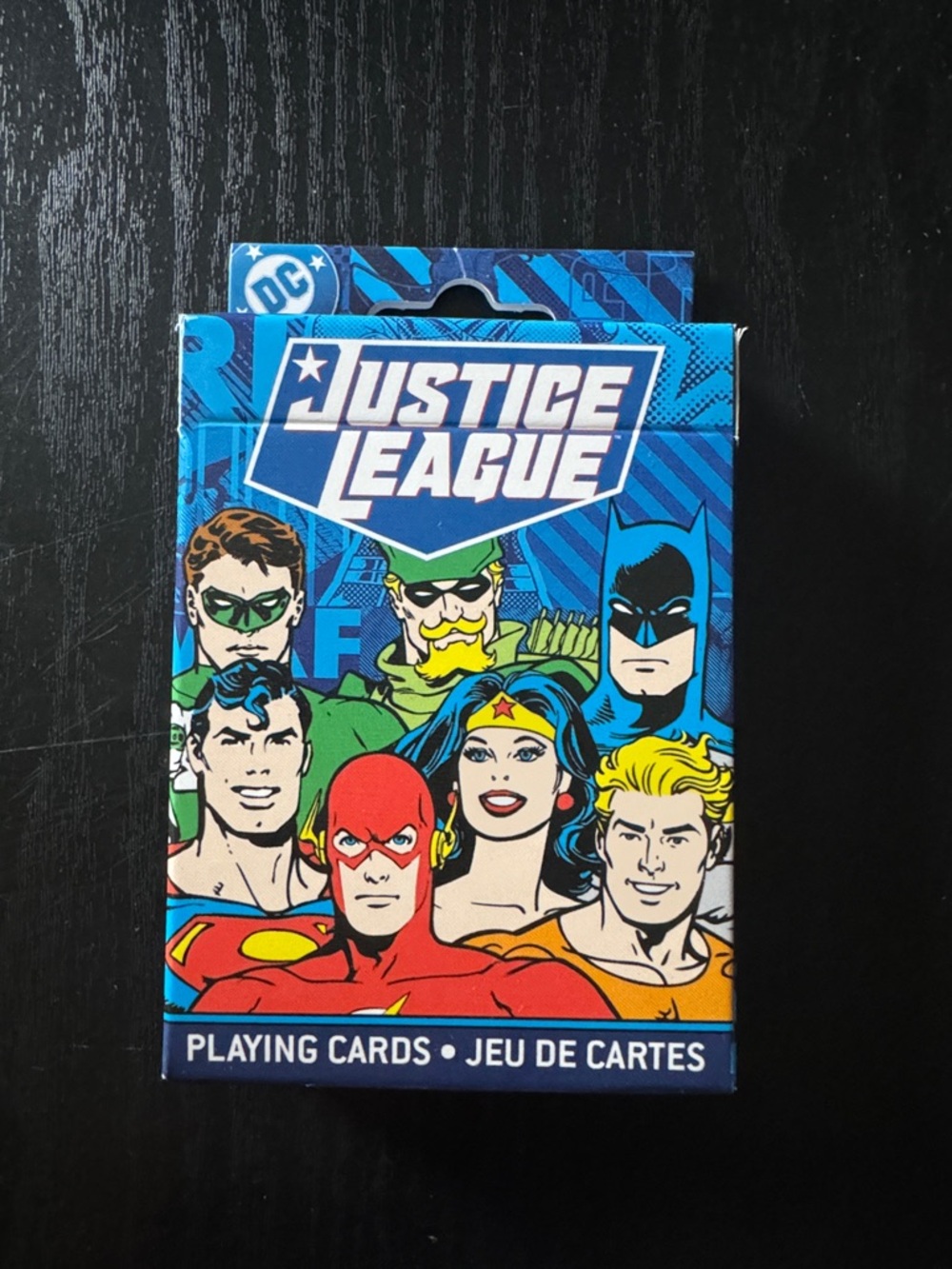 DC Justice League Playing Cards Blue Hero Design